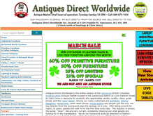 Tablet Screenshot of antiquesdirect.ca